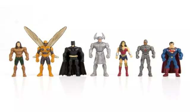 NEW Mattel DC Justice League Movie Mighty Minis COMPLETE 7pc SET batman superman