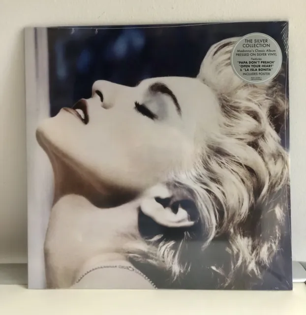 Madonna True Blue Lp Silver Vinyl Limited Edition Silver Collection 2023 Reissue