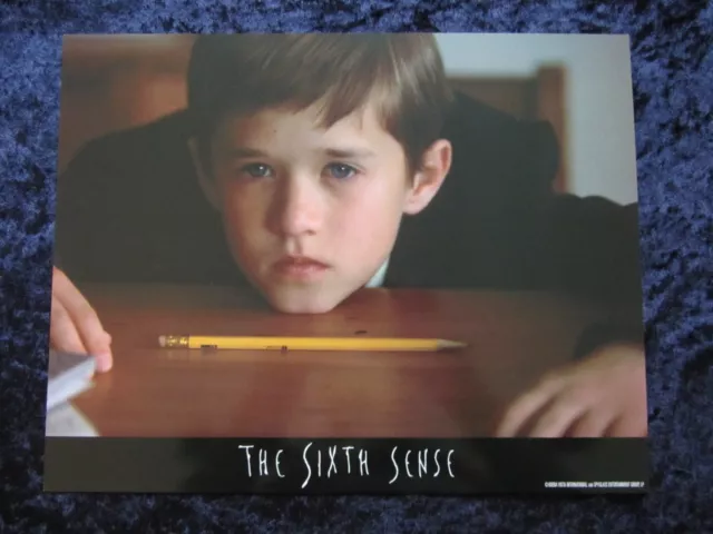 THE SIXTH SENSE lobby card #5 BRUCE WILLIS, HALEY JOEL OSMENT