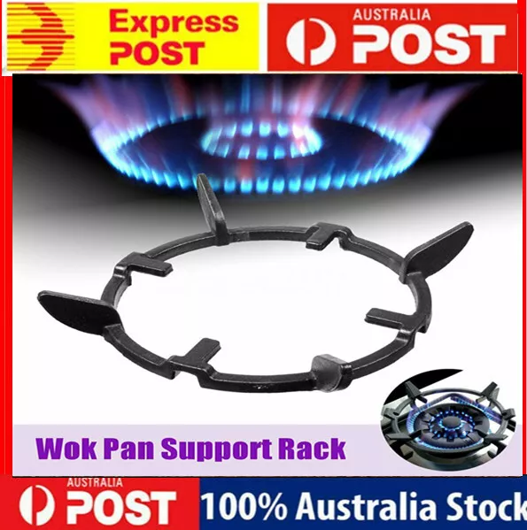 Cast Iron Wok Support Pan Holder Ring Cook Top Stand Gas Hob Rack Cooker Burner