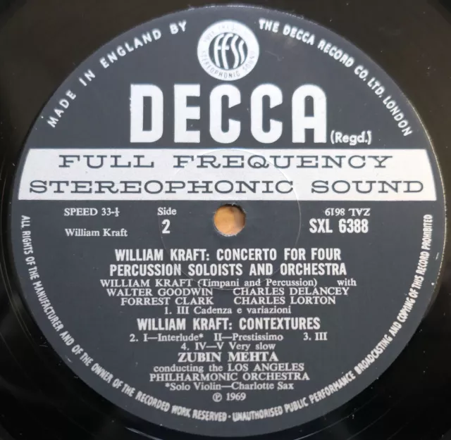 SXL 6388 Copland Lincoln Porträt Gregory Peck Zubin Mehta IN DER NÄHE NEUWERTIG Decca 1. 2