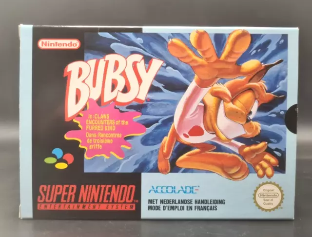 Bubsy - Super Nintendo SNES Accolade - Complet - PAL FAH - Très Bon Etat