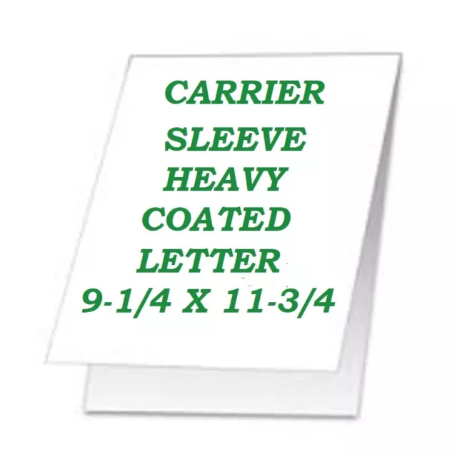 Laminating Carrier Sleeve For Laminator Pouches 5 PK LETTER Size Coated, Heavy