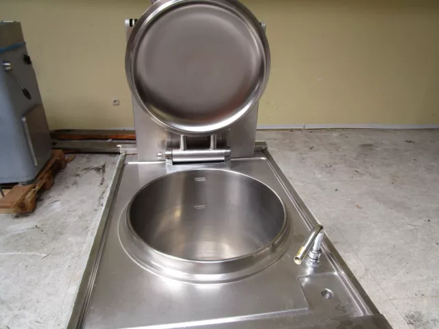AMBACH  KOCHKESSEL  BJ 2014  Wurst Kessel Brühkessel mit ERD  GAS ca 60 Liter