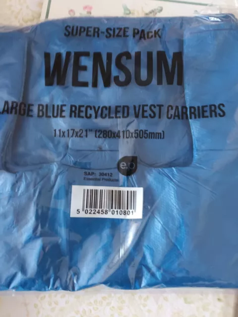 Wensum grandi portagilet riciclati blu 800 totale