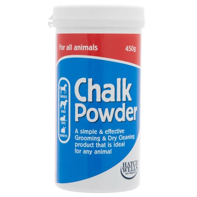 Hatchwells Chalk Powder 450g - Professional Pet Grooming Chalk for Dogs and Cats