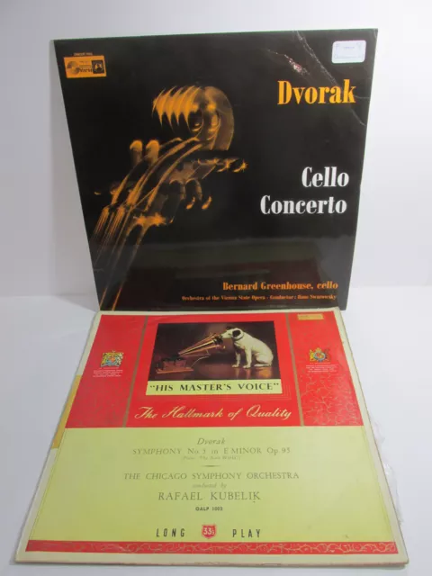 Dvorak Classical Music x 2 LP Album set retro job lot