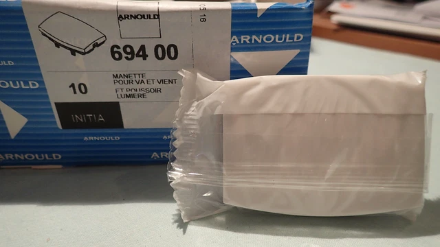 Arnould INITIA - 69400 - Manette Interrupteur Va et vient Poussoir - A L'UNITE