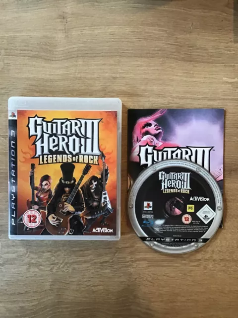 Guitar Hero III: Legends of Rock - PAL - Sony Playstation 3 / PS3 Game