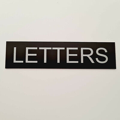 LETTERS Sign Plaque for Mailbox Mail Letter Box - 30 Colours & 3 Large Sizes 2