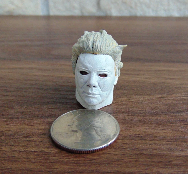 NECA HALLOWEEN 2 Horror Movie Alt WHITE Michael Myers HEAD Figure