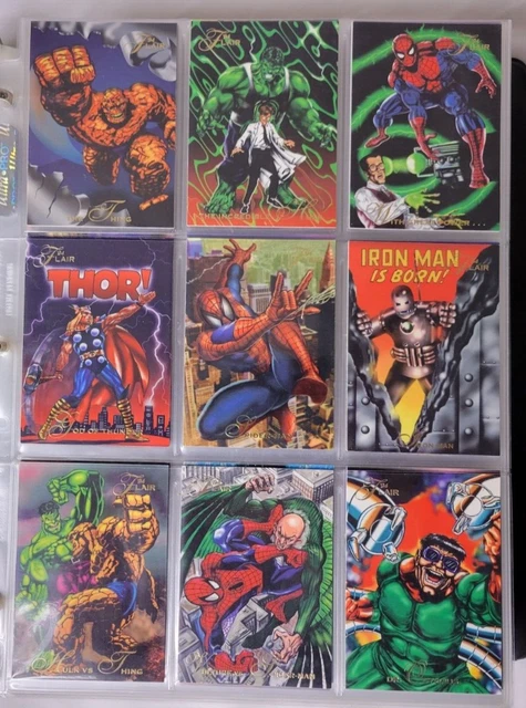 Complete Your Set - 1994 Fleer Marvel Annual Flair Base Set Cards - Pick a Card