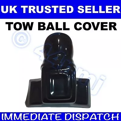 RUBBER TOW BALL COVER for Bolt on type Black / Towing Hitch Cap towball