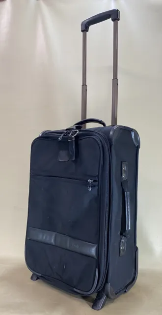 Andiamo Bravo Made in USA Black 22” Upright Wheeled Carry On Suitcase 2