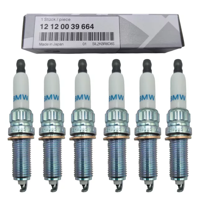 For 6X ngk Laser Iridium two step colder spark plugs BMW N54 3.0L 135i 335i 535i