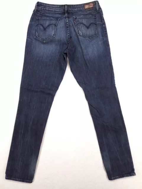 Levis Jeans Womens 31 Supreme Curve Skinny Distressed Low Rise Stretch Denim 3