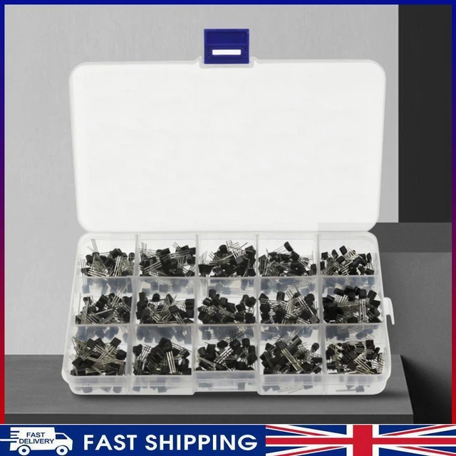 # 600 PZ set transistor 2N2222 2N3904 2N5401 kit assortimento