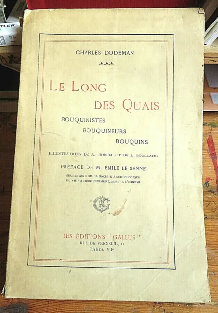 Paris/Le Long Des Quais/Ch Dodeman/Ed Gallus/Vers 1920