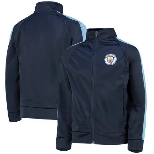 Veste Vintage Manchester City Score Draw Homme - Taille S - Bleu