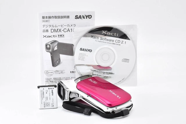SANYO XACTI DMX-CA100 Waterproof Full HD Camcorder Black 14MP