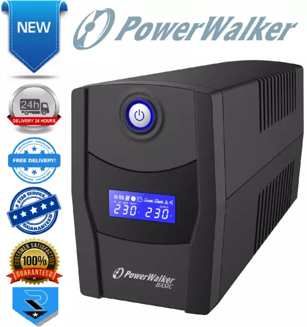 PowerWalker VI 1500 STL LCD/UK line-interaktive USV 900W