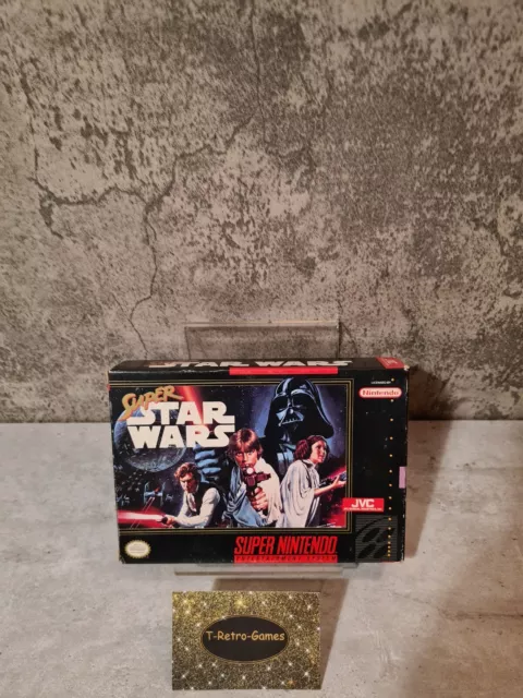 SNES Super Nintendo Super Star Wars  mit OVP und Anleitung NTSC USA