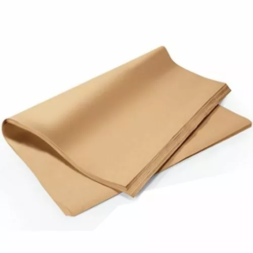 50 fogli di carta per imballo kraft avana cm 100x140 PER imballaggio 80 GR.