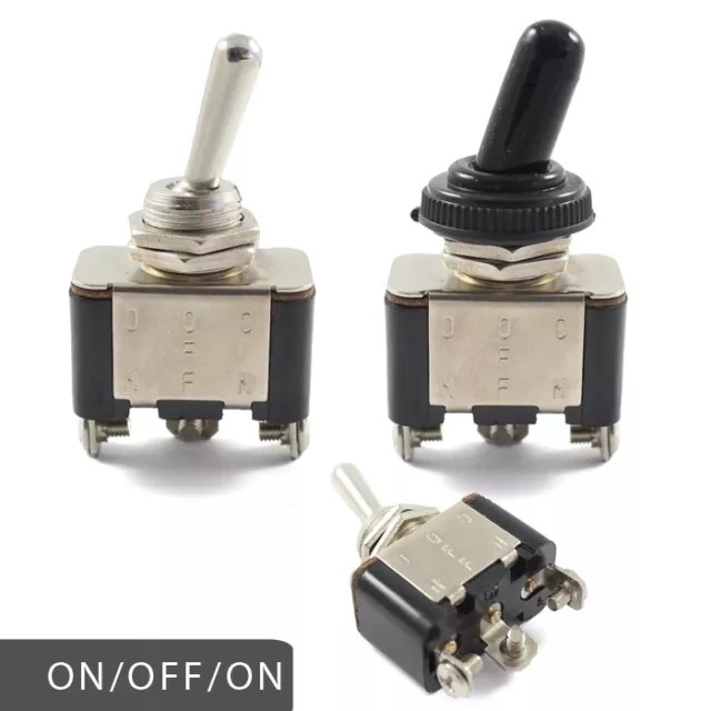 Heavy Duty On / Off / On Toggle Switch 25 AMP Rated 12v / 24v 3 Way Position