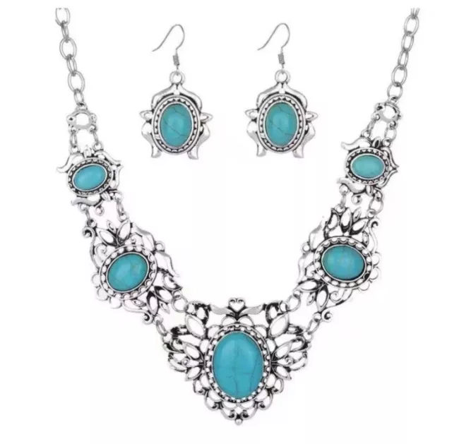 Crystal Bridesmaid Jewellery Bridal Wedding Party Necklace Earring Drop Set Gift