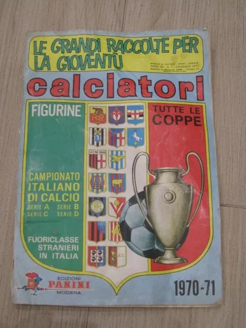Album Calciatori Panini Campionato 1970 - 1971 Da Recupero  Incompleto