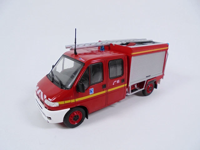 Modèle Réduit Citroën Jumper Pompiers VSAV SDIS Isère 2013 - Norev 1:43, Neuf