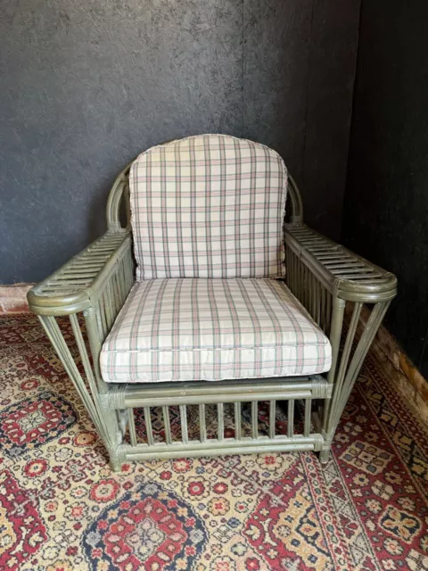 Cane Wicker Conservatory Armchair