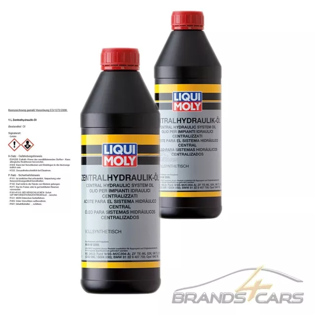 2x 1 L LIQUI MOLY ZENTRALHYDRAULIK-ÖL FÜR VW TL 52146 (G002 000 / G004 000)