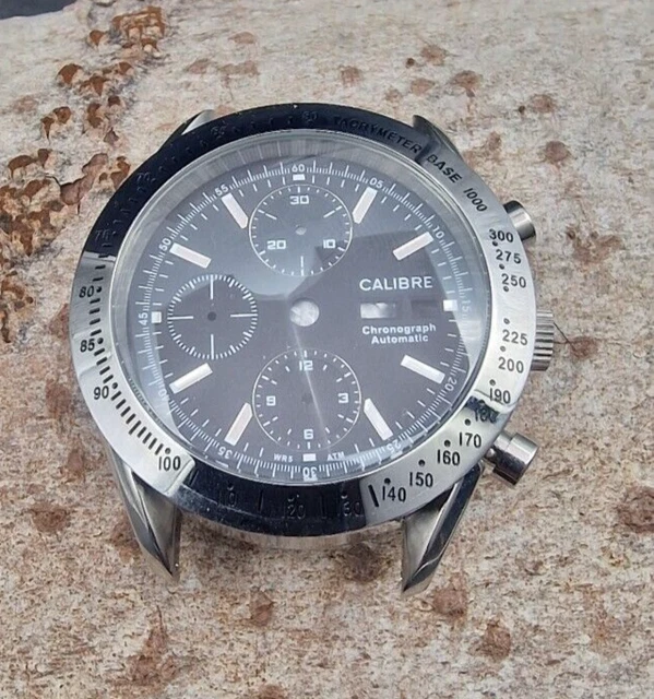 Calibre watch kit for ETA Valjoux 7750 swiss made movement Tachymeter scale new Calibre watch kit for ETA Valjoux 7750 swiss made movement Tachymeter scale new