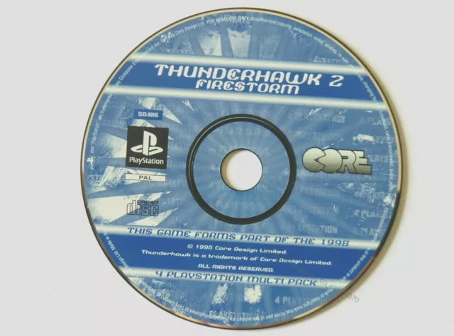 45870 Firestorm Thunderhawk 2 - Sony PS1 Playstation 1 (1995) SLES 00145