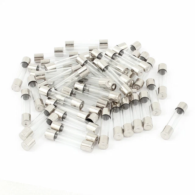 50Pcs 250V 10AMP Fusion Rapide Fusibles à tube de Verre 6mmX30mm