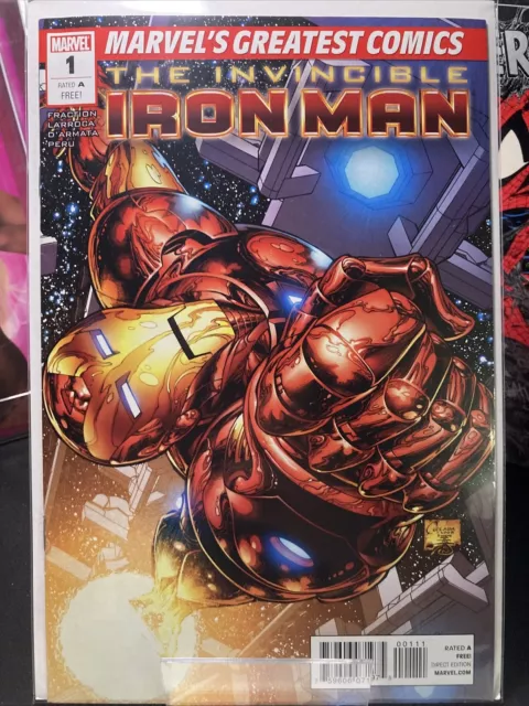 Invincible Iron Man # 1 MGC (Marvel, 2010) 1st Print FREE Comic Book Day NM