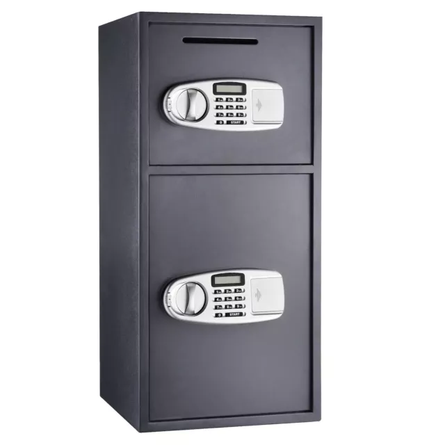 Paragon Lock Safe Double Door Digital Depository Safe Cash Drop Heavy Duty