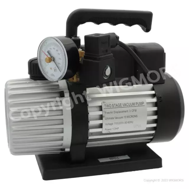 Vacuum Pump Mastercool 90063-2V-220SVB (58L/min) 2-stage with solenoid valve