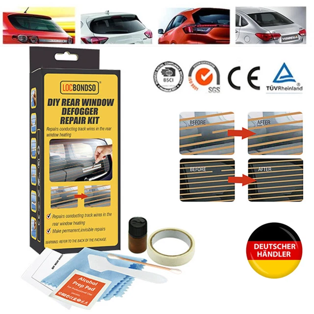 RISCALDAMENTO DISCHI POSTERIORI set riparazione lunotto filo riscaldante auto kit riparazione HOT