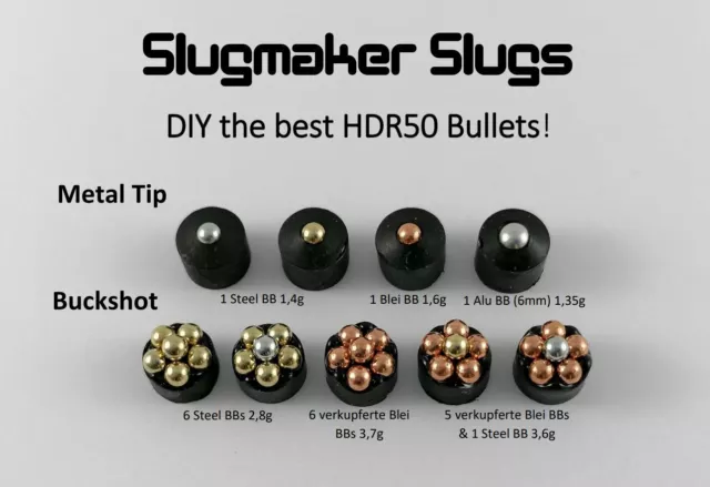 Slugmaker.5012 - Geschosse cal.50 pour T4E HDR 50 Soi-Même Faire ! DIY 3