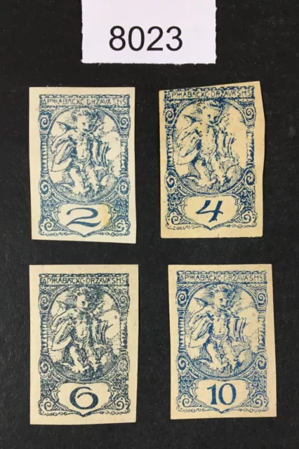 Momen: Slovenia 1919 Mint Og H Lot #8023