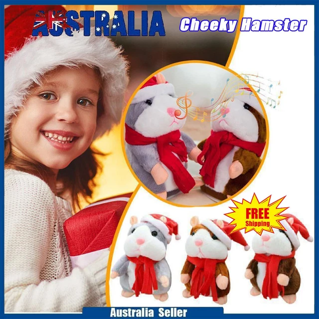 Cheeky Hamster Repeats What You Say Electronic Pet Talking Plush Toy Cute Gift