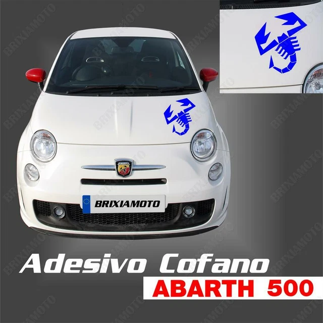 Set Distintivi Abarth Scorpion &ndash; Anteriore E Posteriore Per Diffusore &ndash; 3 Pezzi