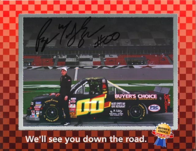Ryan McGlynn NASCAR Camping World Truck Series Signed Autograph Photo