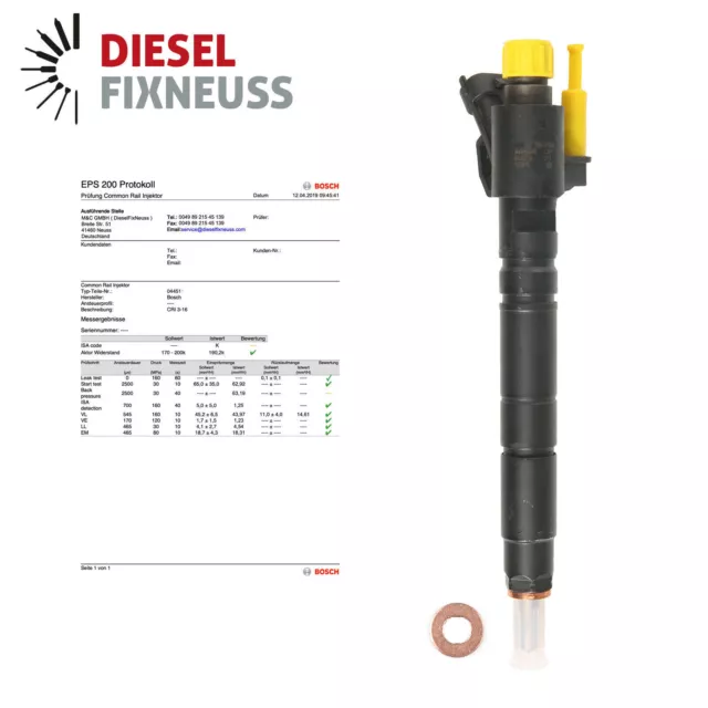 1 x Fuel Injector for Volvo C30 C70 S40 S60 V50 2.5L L5 fit Bosch 0280 —  KSM Motorsports