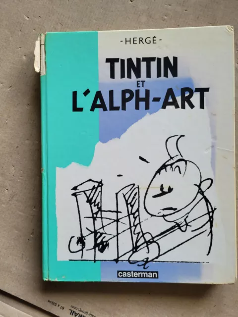 Tintin rt L'Alph-Art HERGE éd Casterman 1986 EO