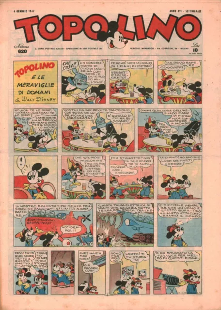 Topolino giornale 1947. Annata completa (51 Volumi)  - AA.VV. [1947]