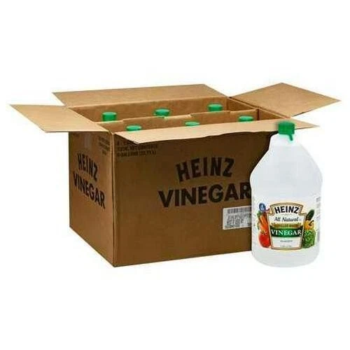 6 PACK HEINZ Distilled White Vinegar 5 Acidity 1 Gal, Cleaning
