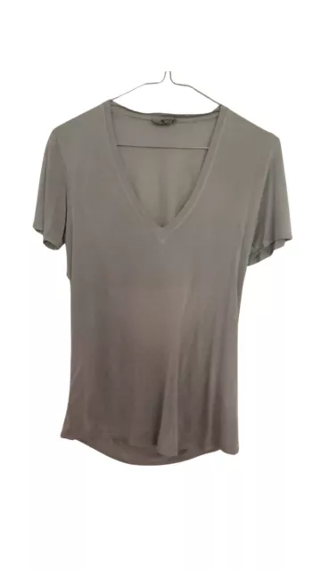 HELMUT LANG Women's Viscose Open Back Top Size Small Worn Once Like New